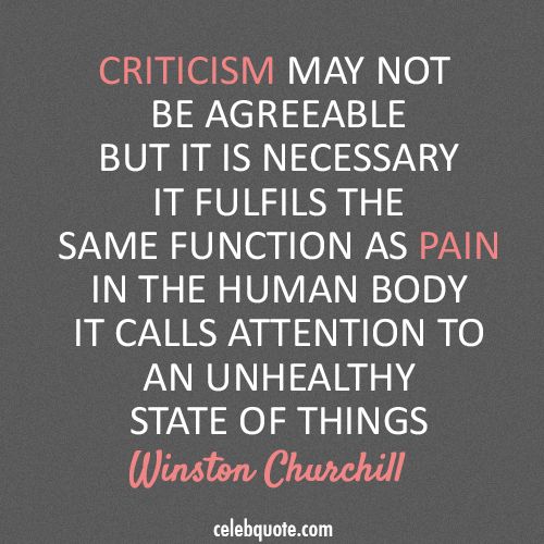 Developing the Skill of Criticism