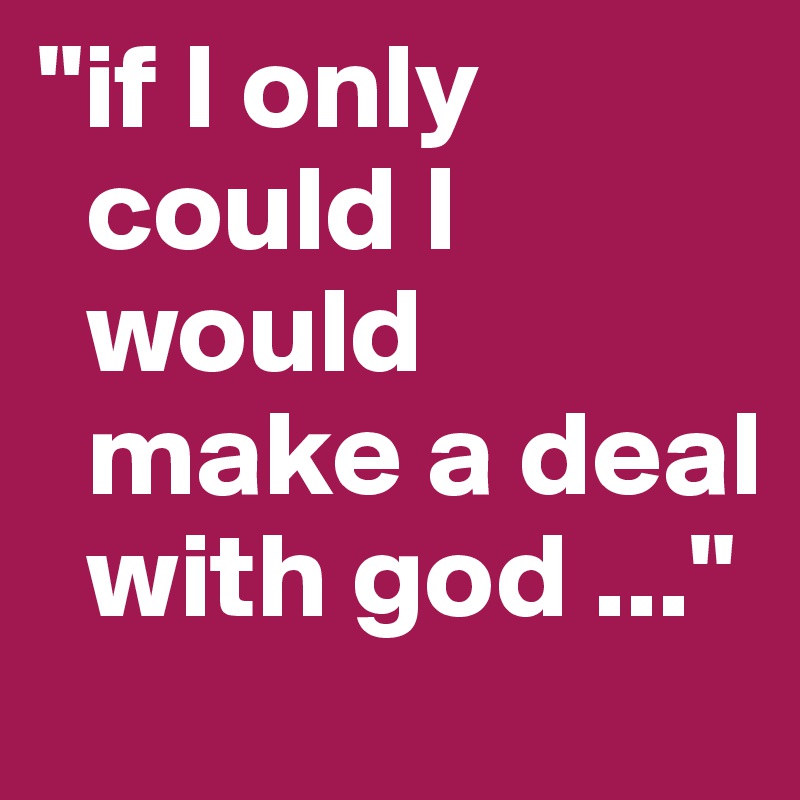 Let’s Make a Deal …