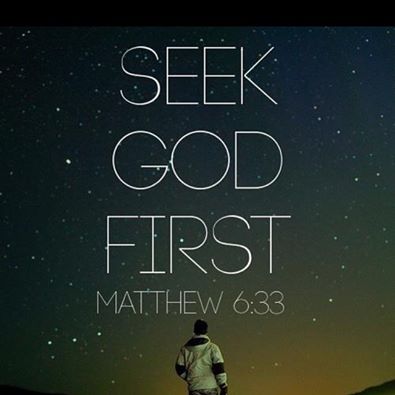 First Things First …