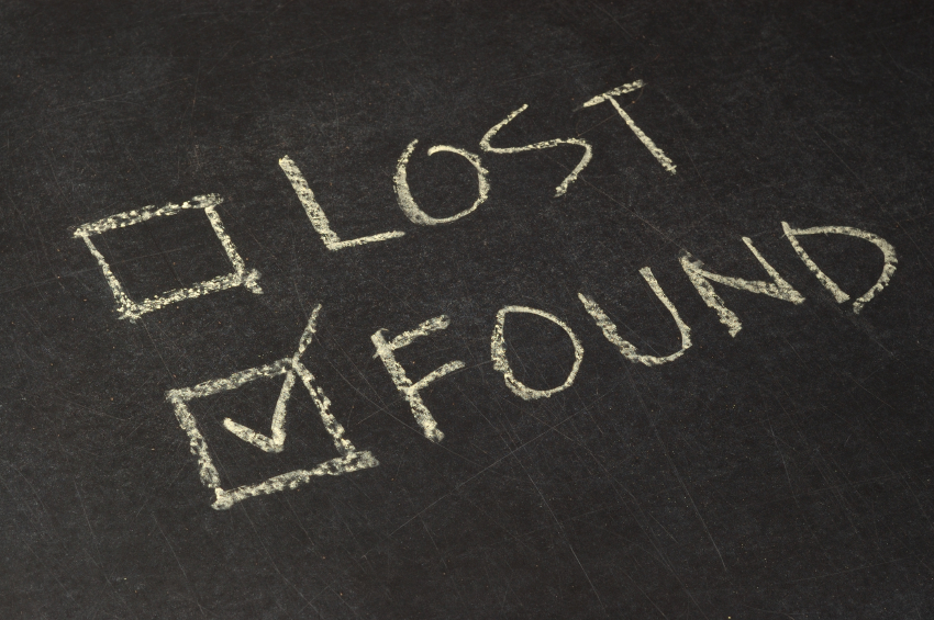 Something Lost … Something Hopefully Found (Part 1)