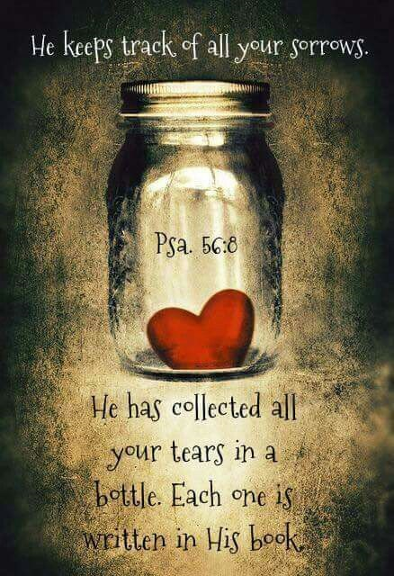 “He Collects Our Tears …”