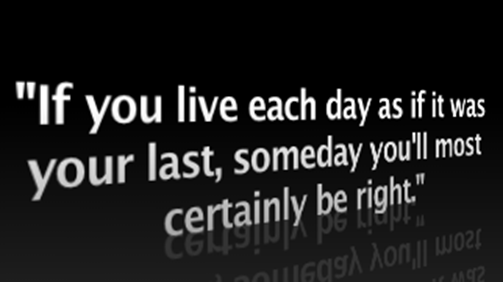 One Day … We’ll Be Right!