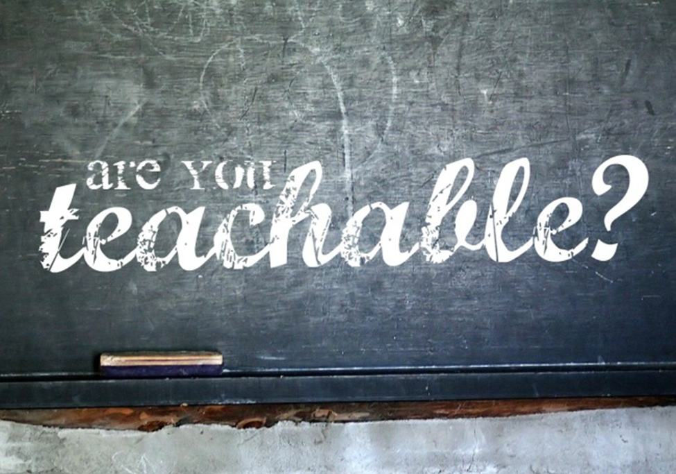 Having A Teachable Spirit